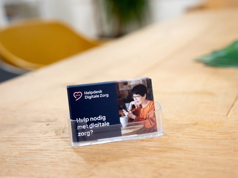 Helpdesk Digitale Zorg visitekaartje